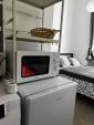 ミラノ中心地PortaVeneziaバスタブ付きステイホテル型ワンルームマンション(洗濯機＆炊飯器）に関する画像です。