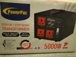 変圧器5000W(新品)