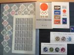 日本の記念切手＆シート約100枚及びアルバム付きに関する画像です。