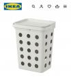 IKEA フタつき カゴ ゴミ箱に関する画像です。