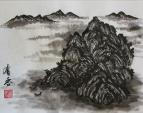 ワークショップー「山水画ー岩と山」を描いてみましょう！55€に関する画像です。