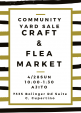 Craft Sale & Flea Market 4/28 Cupertino