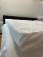 キングサイズベッド用 フカフカパット　ベッドトッパーに関する画像です。